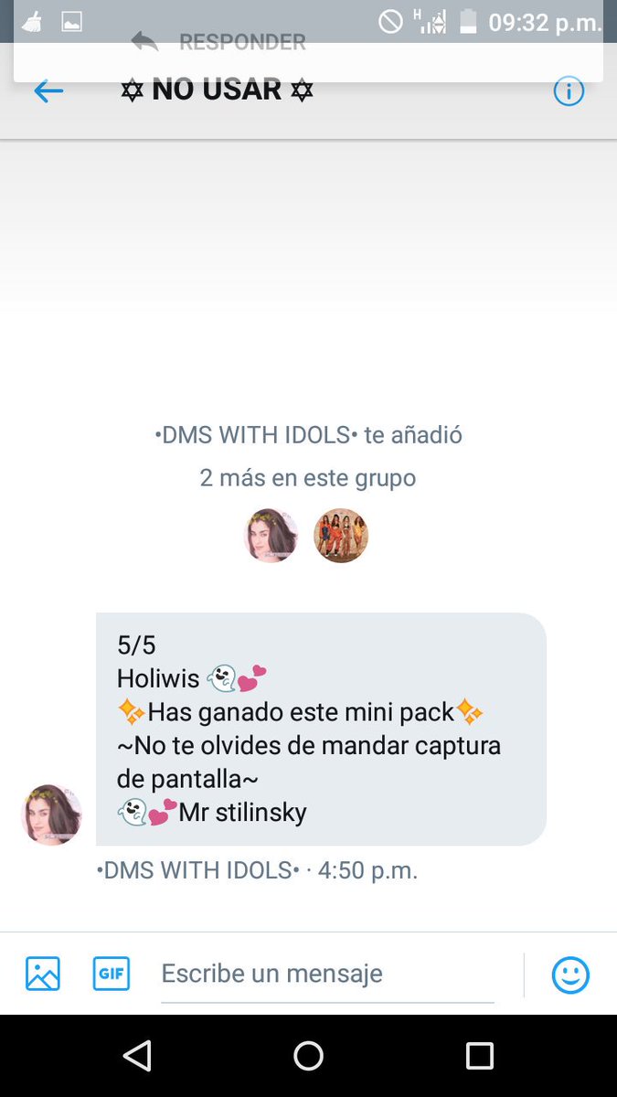 suncamxx's tweet photo. @Dms_With_Idols GRACIAS, ENTRÉ A TWITTER Y VI EL PACK, MUCHÍSISISIMAS GRACIAS 💕😭💕 https://t.co/7fabTIGobd