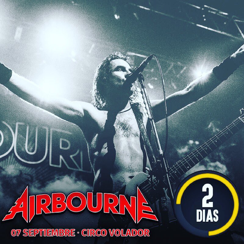 Prepárense para vivir una noche inigualable con <a href="/Airbourne/">Airbourne</a>. Tickets en la taquilla del Circo Volador