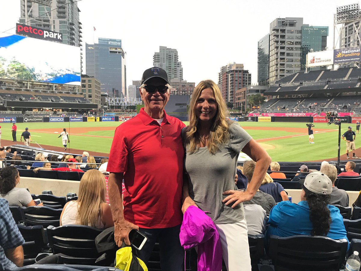 taylorbrasher's tweet photo. I've taught my parents well! My little #smsports pros posted their 📸 &amp; it ended up on the @PetcoPark scoreboard! 

So proud! 💙 https://t.co/5JiMwwj3WQ