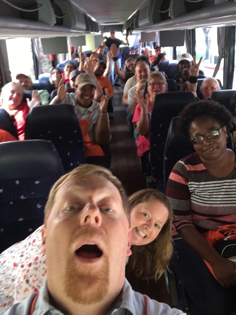 Tenney1R's tweet image. D93 &amp;amp; D137 getting fired up on the bus!!!!  @KristiW0704 @LayneThome #HelpforHouston