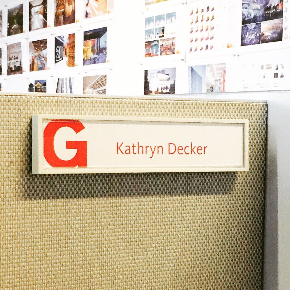 KathrynVDecker's tweet photo. So ecstatic to join the team! @GenslerOnWork #genslerphx #gensler #interiordesign #id https://t.co/H03ncweiKn