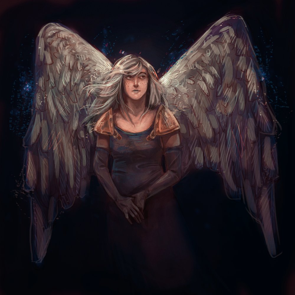luenouveau's tweet photo. Redrawn angel! First was done in 2014, second done today. Speedpaint coming soon! https://t.co/maqoIKB6aS