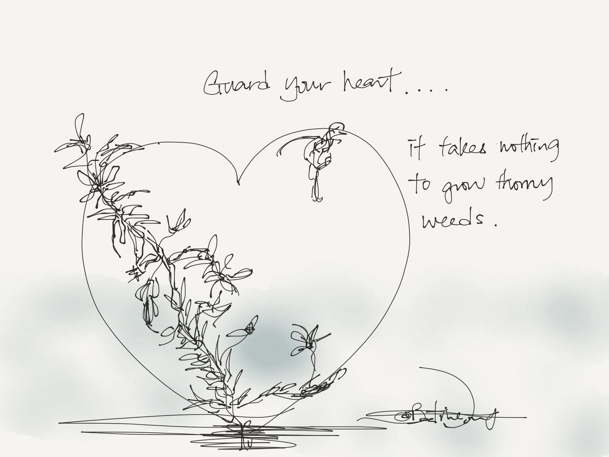 Beatrice Wong on Twitter "Guard your heart, because it takes nothing