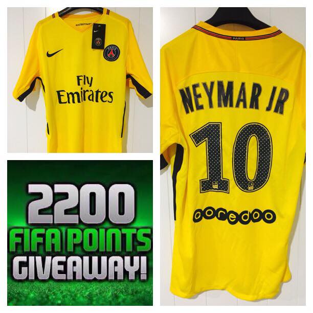 #giveaway! <a href="/Epsilon_eSports/">Epsilon</a> 

Win this PSG Neymar shirt and 2.2k #FIFA points 

How to enter:
⚽️Follow me!
⚽️Retweet this!
⚽️DRAW 26th Sep😍