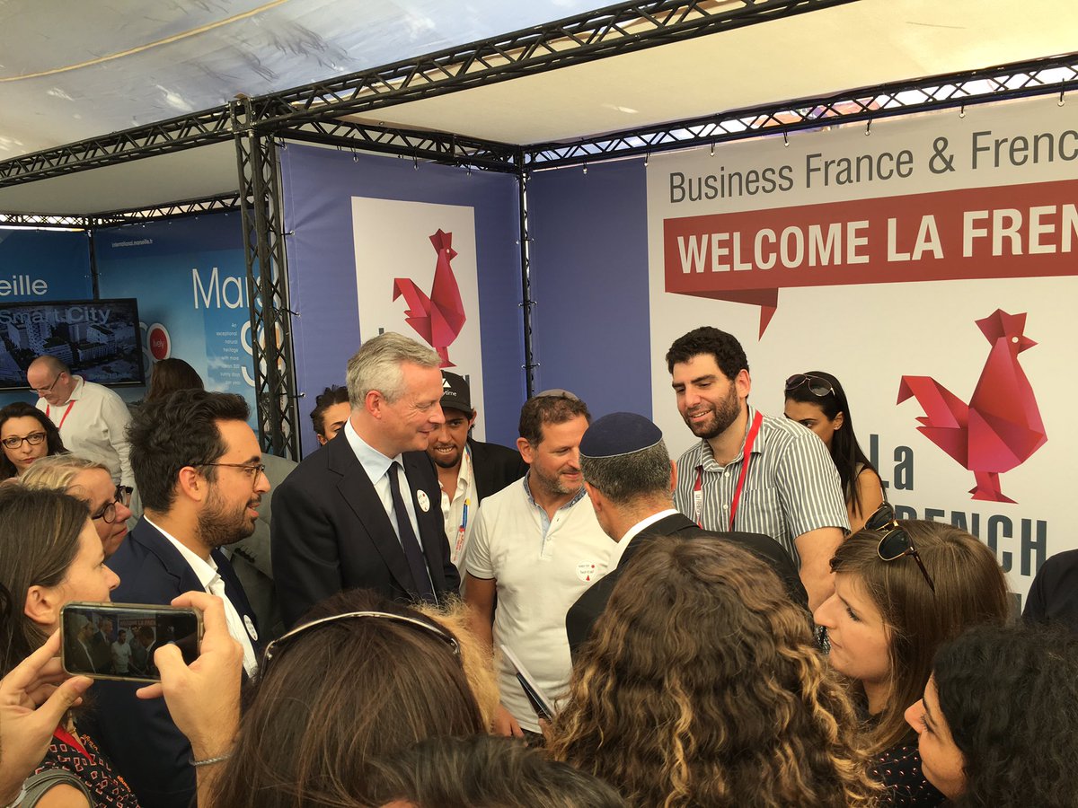 PhNahoum's tweet image. Visite du stand #FrenchTech Hub Tel Aviv #DLDMTPFrenchTech