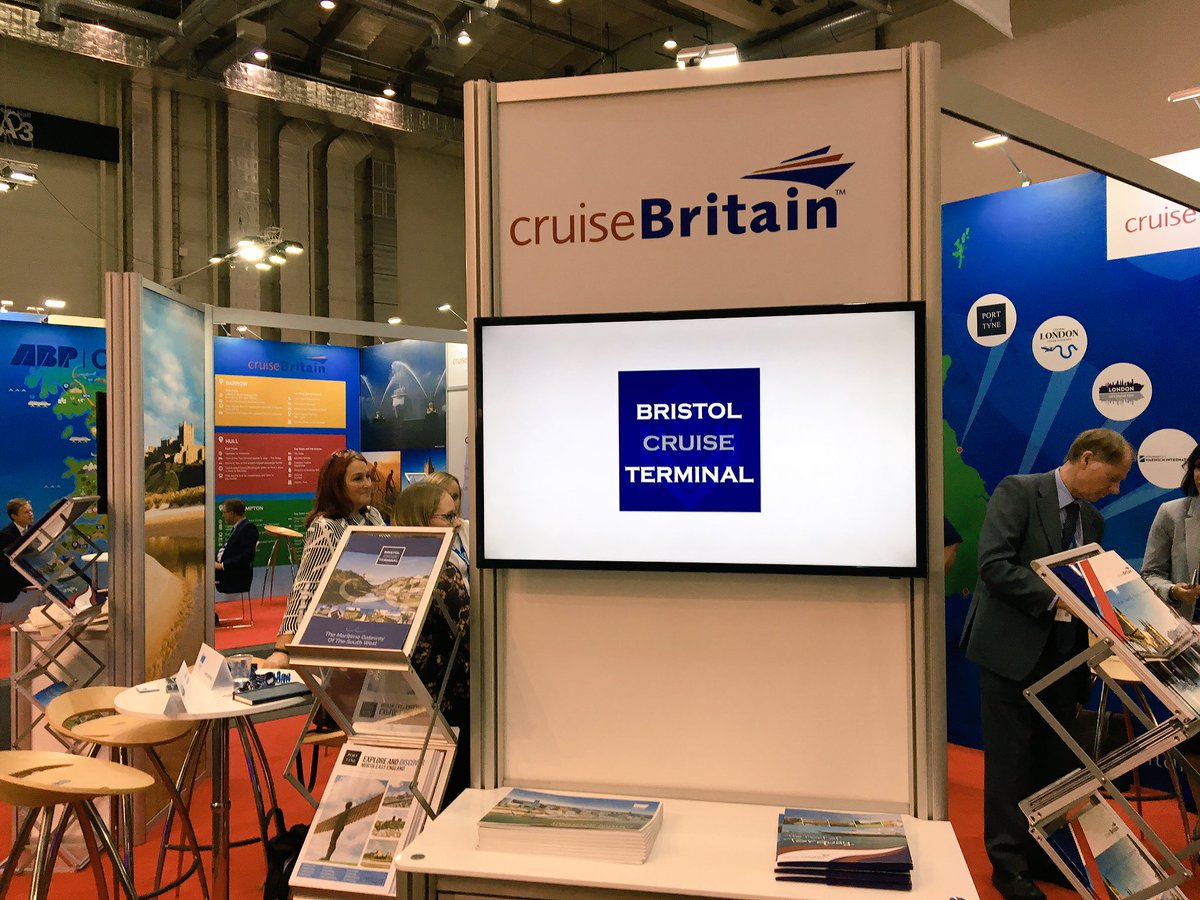 bristolport's tweet photo. Come see us @CruiseBritain #stand408 #STCEurope @SeatradeCruise @DestBristol #visitbristol #cruisebristol #bristolcruiseterminal https://t.co/ns7iLD0OZc
