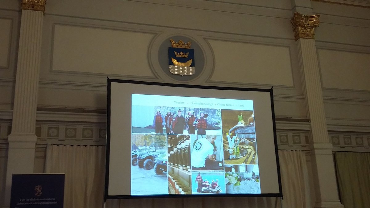 AnneWuokko's tweet photo. Samaa mieltä Varjolan tilan isännän kanssa: "Säänkestävät tuotteet ja laadukkaat varusteet ovat tärkeimpiä matkailupalveluissa."#temmatkailu https://t.co/ATGlllUAxL