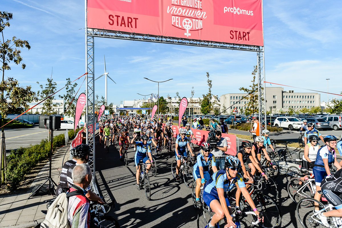 Vandaag is de laatste dag om in te schrijven voor Het Grootste Vrouwenpeloton 2.0! Dat kan nog tot 23u59 via hetgrootstevrouwenpeloton.be #HGVP