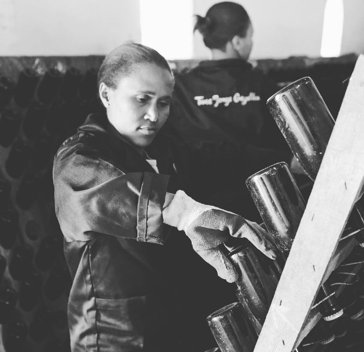 The art of riddling dates back to the early 19th century. Then, like now, the human touch is essential #VintageOnlyMCC #WorkofTime