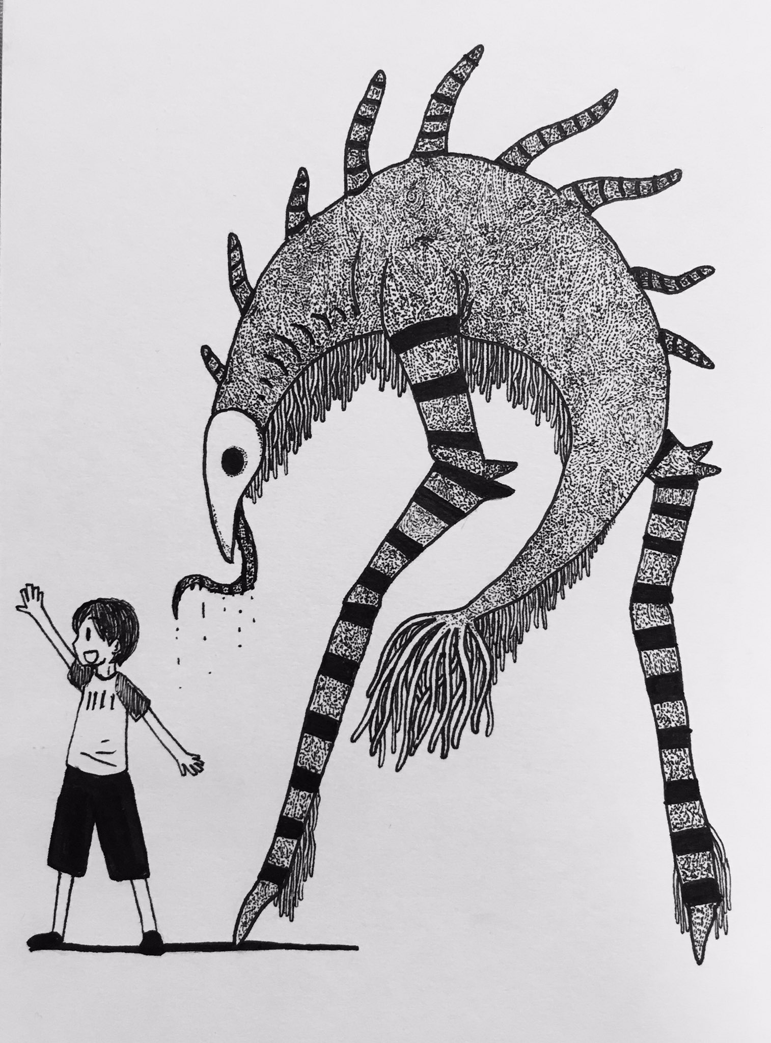 ペン画　ホラー Pin by Alexander on Personajes de terror | Scary drawings