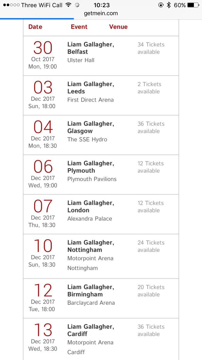 Callum (@cal489) on Twitter photo In 2017 how is this still allowed!? How have you not stopped this, you're not doing enough <a href="/TicketmasterUK/">ticketmasteruk</a>!! <a href="/liamgallagher/">Liam Gallagher</a> #LiamGallagher In 2017 how is this still allowed!? How have you not stopped this, you're not doing enough <a href="/TicketmasterUK/">ticketmasteruk</a>!! <a href="/liamgallagher/">Liam Gallagher</a> #LiamGallagher