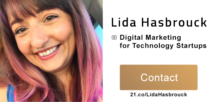 Do you have questions about tech #startup #marketing? Ask an expert! Reach me here: 21.co/lidahasbrouck