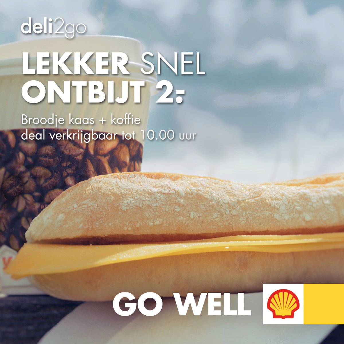 Te laat op, geen tijd voor ontbijt? Geen probleem. Wij helpen je op weg met een warm of koud ontbijt. Zo gesmeerd, makkelijk meegenomen.