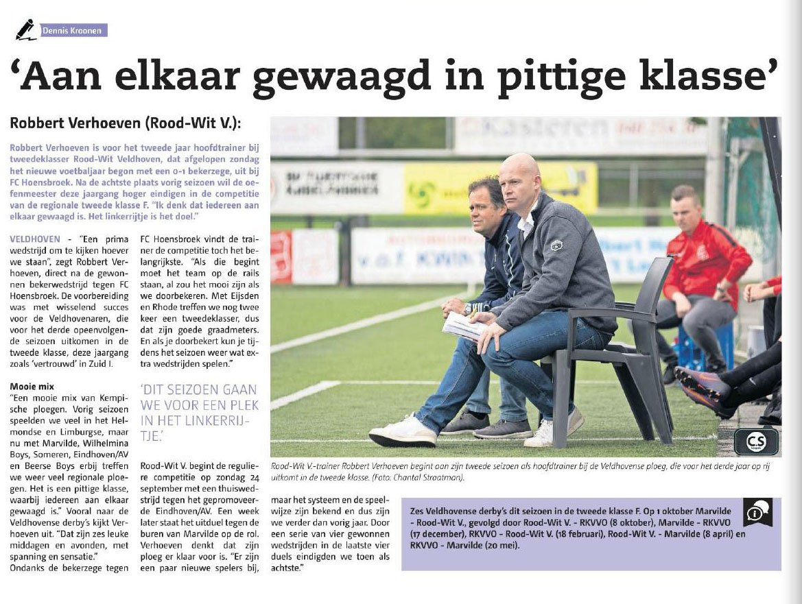 Trompettercup's tweet photo. #trainer #RobbertVerhoeven van @RoodWitV over de bekerzege en zijn verwachtingen komend seizoen:
@Trompettercup https://t.co/iauyHYrGZu