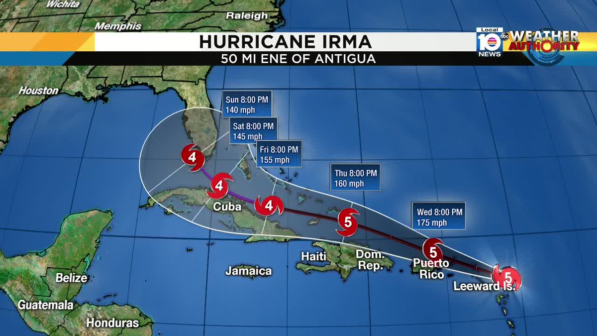 As of the 2 a.m. advisory, the eye of Hurricane #Irma is now passing over Barbuda. bit.ly/2eYu9hD?utm_me… https://t.co/5AGYOY8ScA