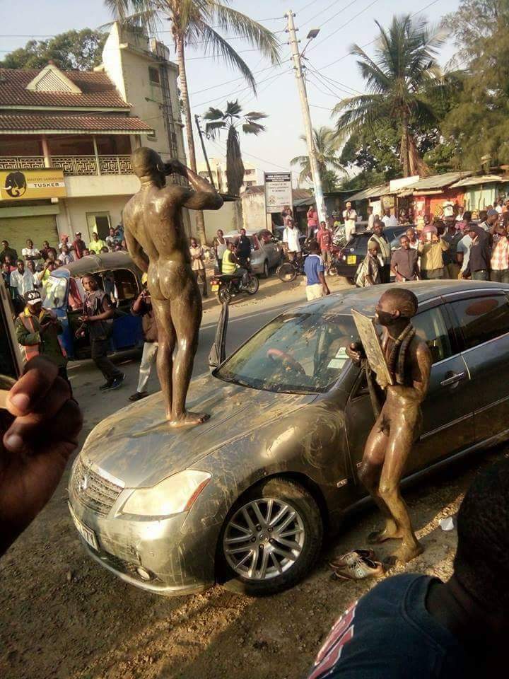 Two Men Found Dancing Naked In Mombasa After Allegedly