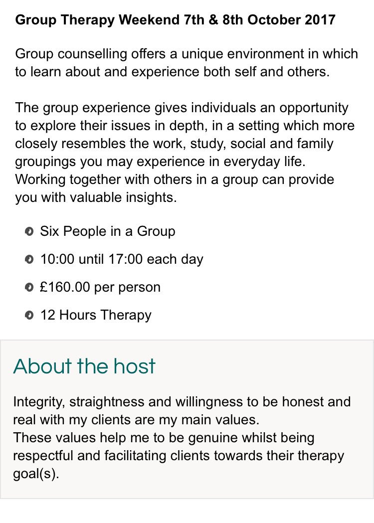 jpiccirella1's tweet image. I offer group therapy as I believe in the power of unity &amp;amp; belonging to facilitate change

7th &amp;amp; 8th October

Ebook: issuu.com/counselling_no…