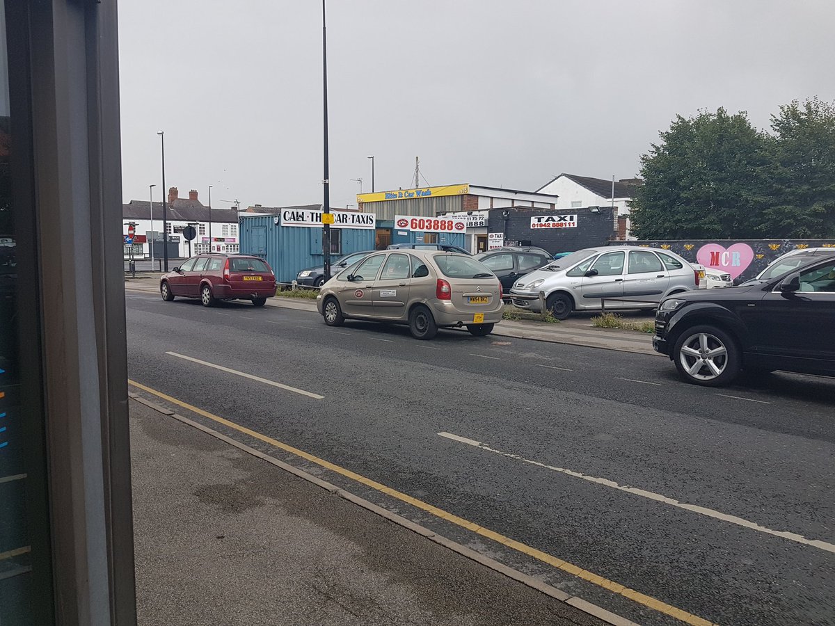 Some inconsiderate people out there or ones incapable of parallel parking. This space in Leigh is big enough for 5 cars.