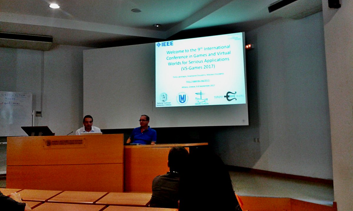 imareculture's tweet image. #imareculture @vsgamesconf 2017 9th International Conference on #VirtualWorlds and #Gameapplications