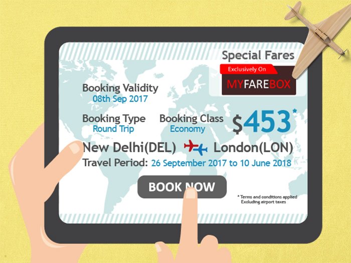 MyFareBox on Twitter "Looking for bestairfares between NewDelhi London? We've got them for