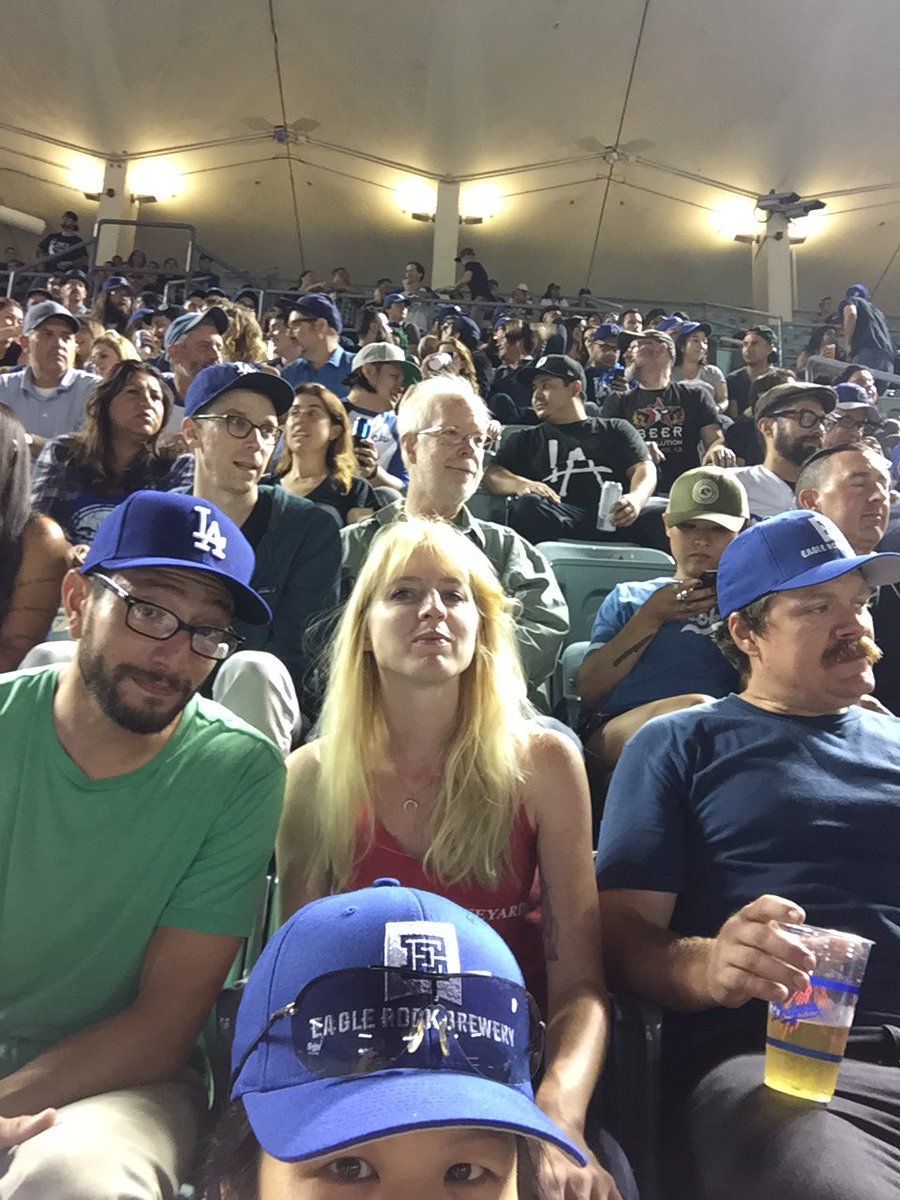 Dodgers game w/ 200 friends in the #LABeer community. It's ok <a href="/Dodgers/">Los Angeles Dodgers</a>, we support even though the stadium doesn't support us. #drinklocal