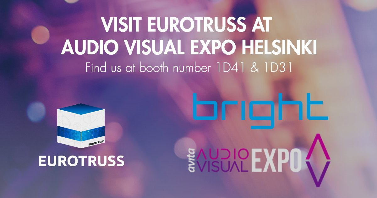 Eurotruss confirmed as Platinum Partner of AVITA AudioVisual Expo in Helsinki, visit us!
eurotruss.com/avita-audiovis…