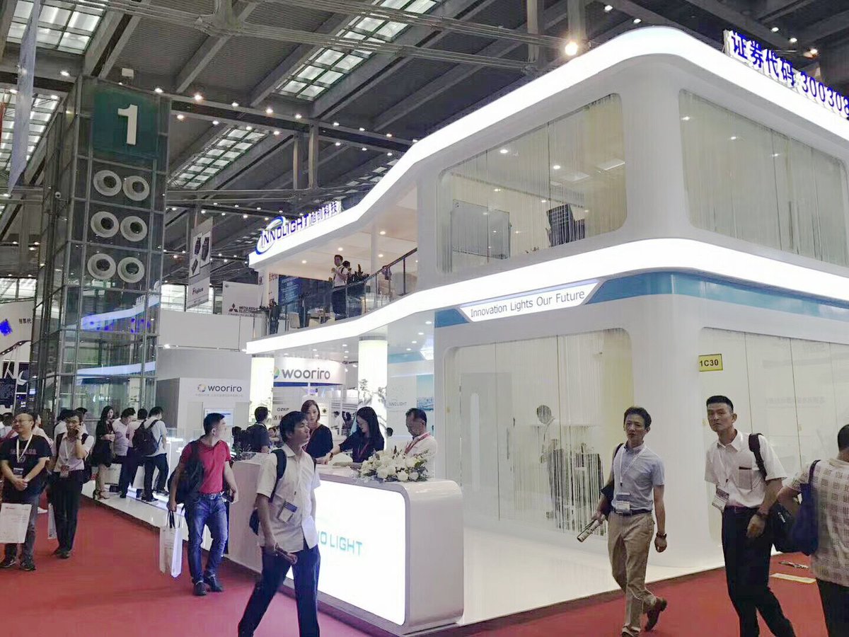 InnoLightTech's tweet photo. Day 1 of #CIOE2017, InnoLight showed with a new posture. See more please visit our booth, 1C30. https://t.co/JWl08o0xRY