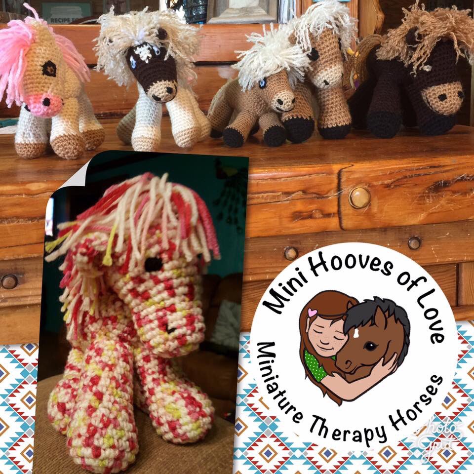 MHOLminis's tweet photo. Do you know how to crochet or sew? We could use your help making stuffed horses for patients!

#therapyhorses #comfortobject #crochethorses https://t.co/ONAoxjDCOP