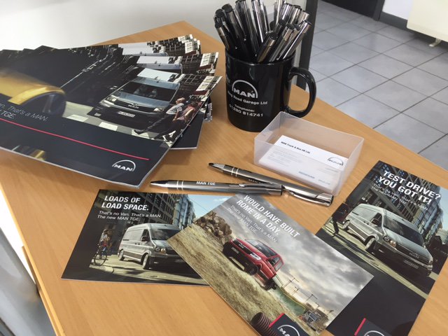 RingRoadGarage1's tweet photo. MAN TGE leaflets, pens and all the information you need in our reception at @RingRoadGarage1 🚚💥#MANTGE #van #MAN @MAN_Group @mantruckbusuk https://t.co/MElF0P8xNy