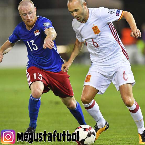 MeGusta__Futbol's tweet photo. Liechtenstein 0 - España 8
#SergioRamos 3'
#Morata 15' 54'
#Isco 16'
#Silva 39'
#Aspas 51' 63'
#Goppel 89'
#LiechtensteinEspana #Mundial2018 https://t.co/u3UO2Qzgjy