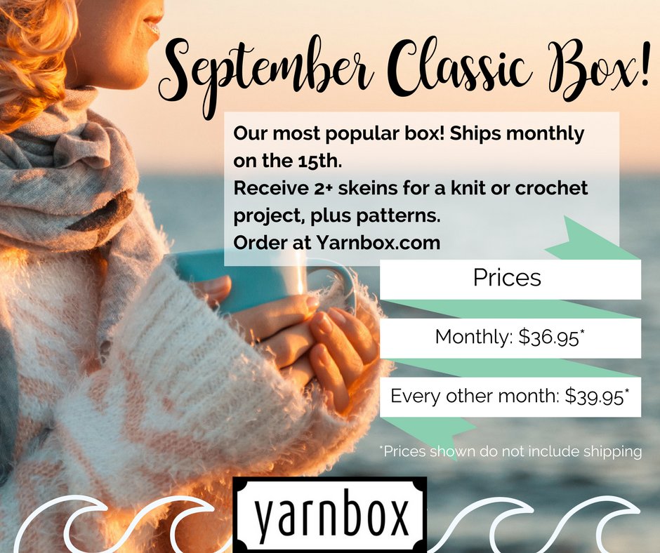 MyYarnBox's tweet photo. Don't forget to order your classic box, while supplies last! #Yarnbox #ClassicBox https://t.co/YJBqR7jpyu https://t.co/uhe7u5TcHa