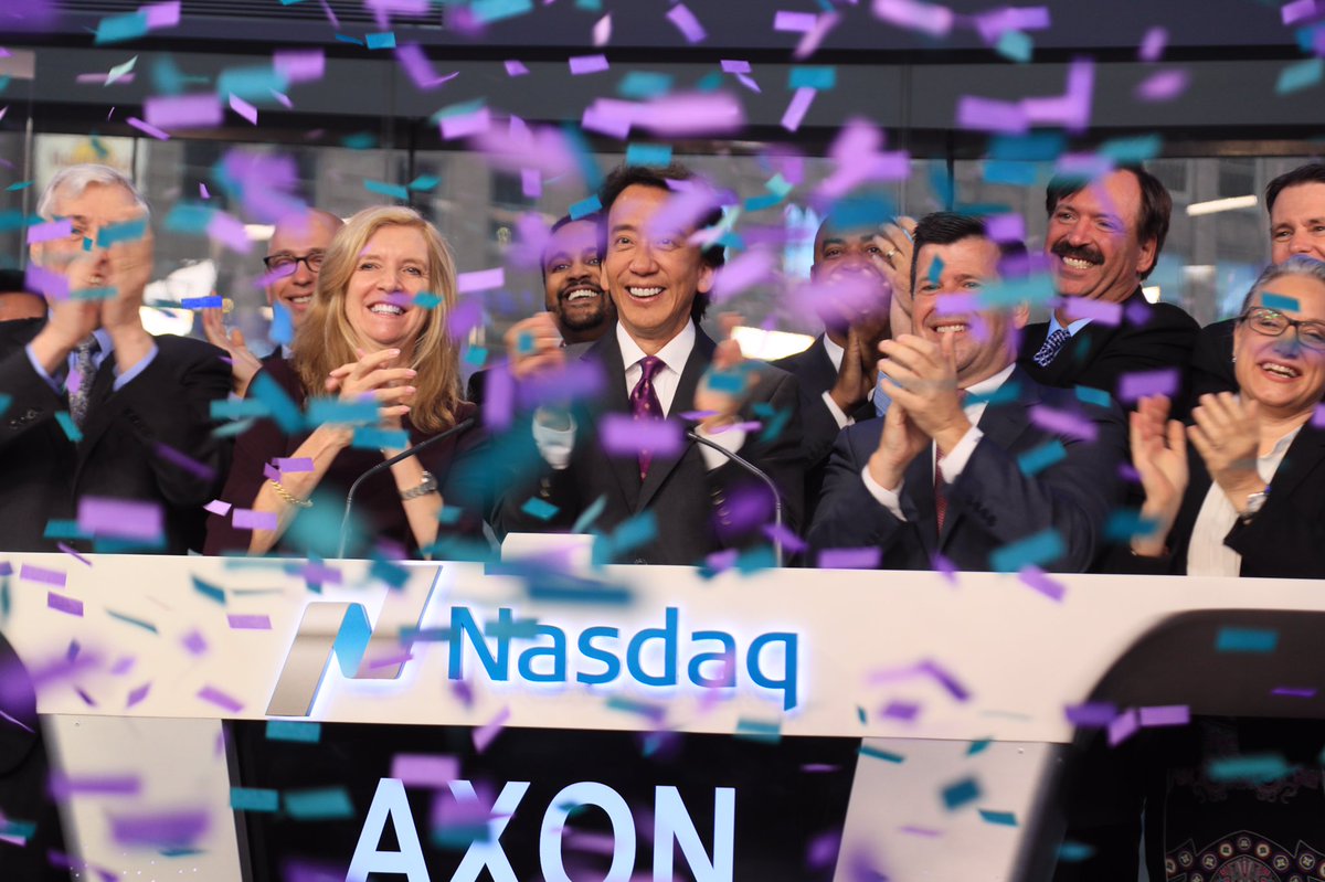 As they ring the @Nasdaq Opening Bell, we warmly welcome @axovant to our  stock exchange! 🛎🎉 $AXON #NasdaqListed
