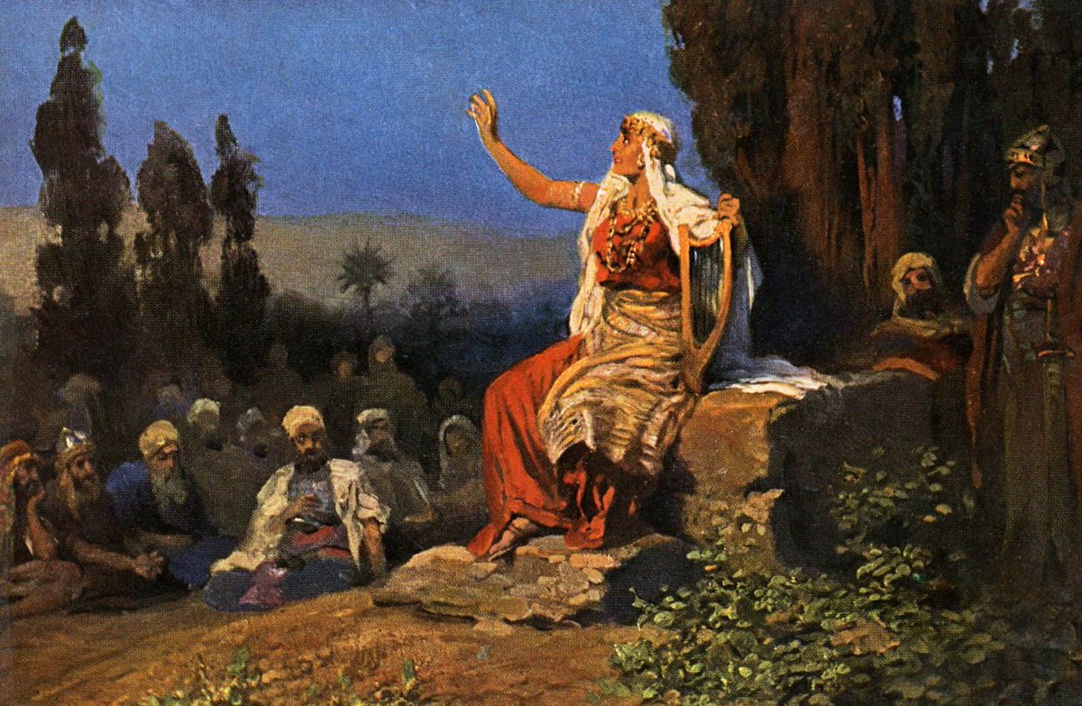 圣经里的女先知Deborah(底波拉) 她生活在公元前1150的古老的以色列。 在古代的以色列遭遇战争时，  她主动地调动军队并分派将军巴拉带兵去与迦南人耶宾的将军西西争战， 并预言巴拉会取得胜利, 以色列旧约历史中第二位女先知。