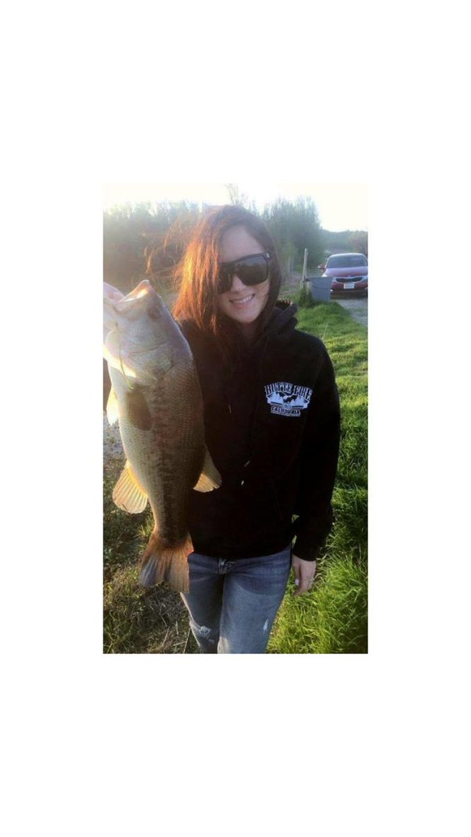 RT for girls who fish! 

A nice bass sent in by @presleyboughn 

#fishing #girlswhofish