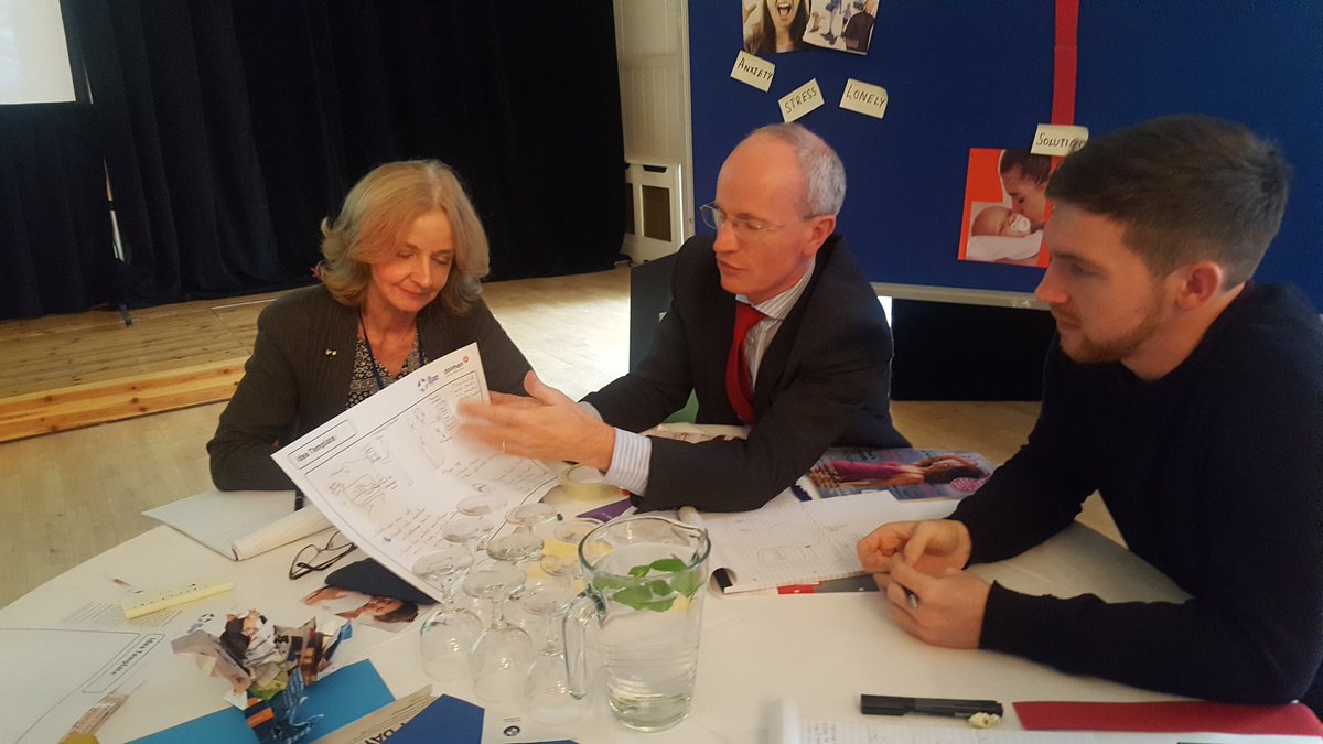 RotundaHospital's tweet photo. Discussions ongoing at #RotundaInnovation day #designthinking workshop https://t.co/GdqzfHUdfq