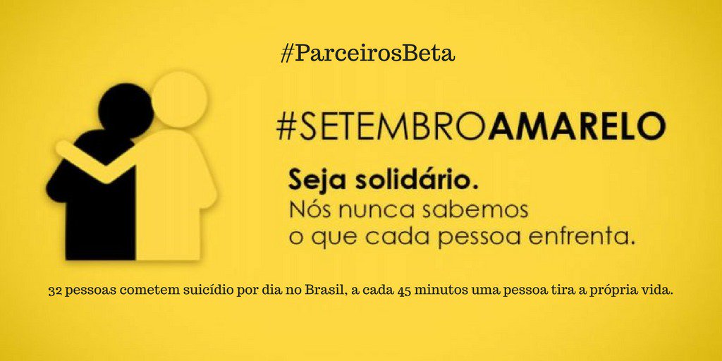 vanessa10851's tweet image. #ParceirosBeta
#SetembroAmarelo