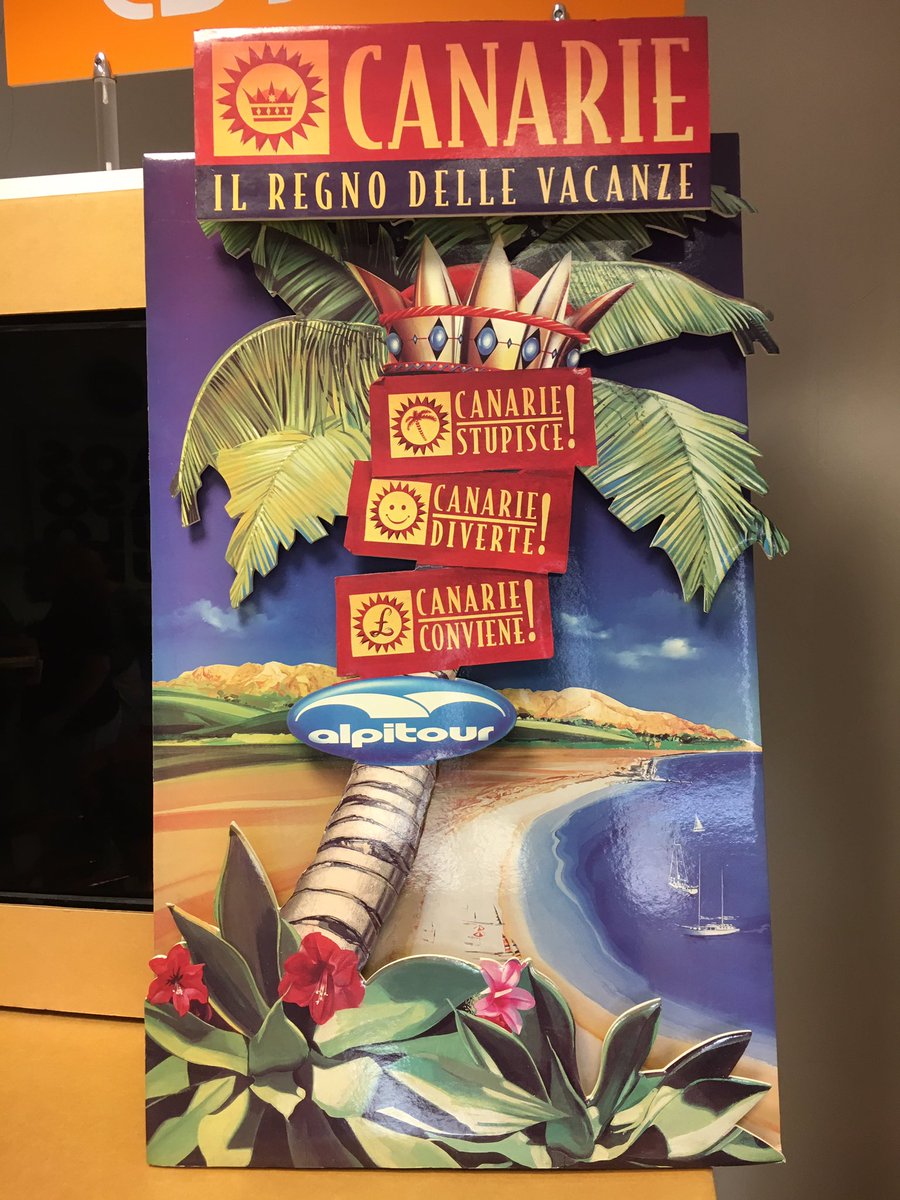 LAMINIL3's tweet photo. Una vera chicca: una pubblicitá per agenzia di viaggio realizzato in #laminil. Sapete quanti anni ha? Trenta! #isonova #intw https://t.co/miGgUn38Uy