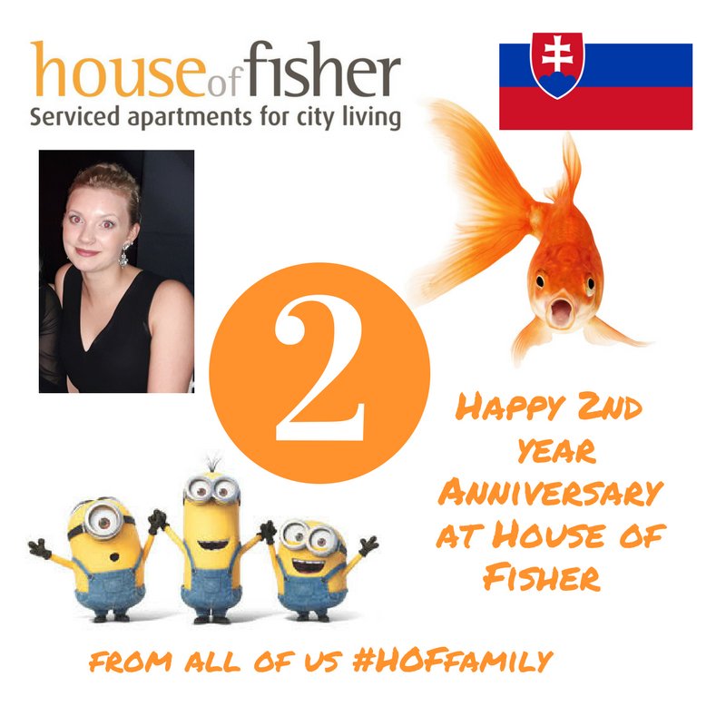StayHOF's tweet photo. Happy 2 yrs #anniversary to our HSKP Supervisor Barbora, many thx for all your '#Hardwork  🐠 @FulopEmike @LopezGomezC @Lauramacken5 #HOF https://t.co/j4L91PAiVa