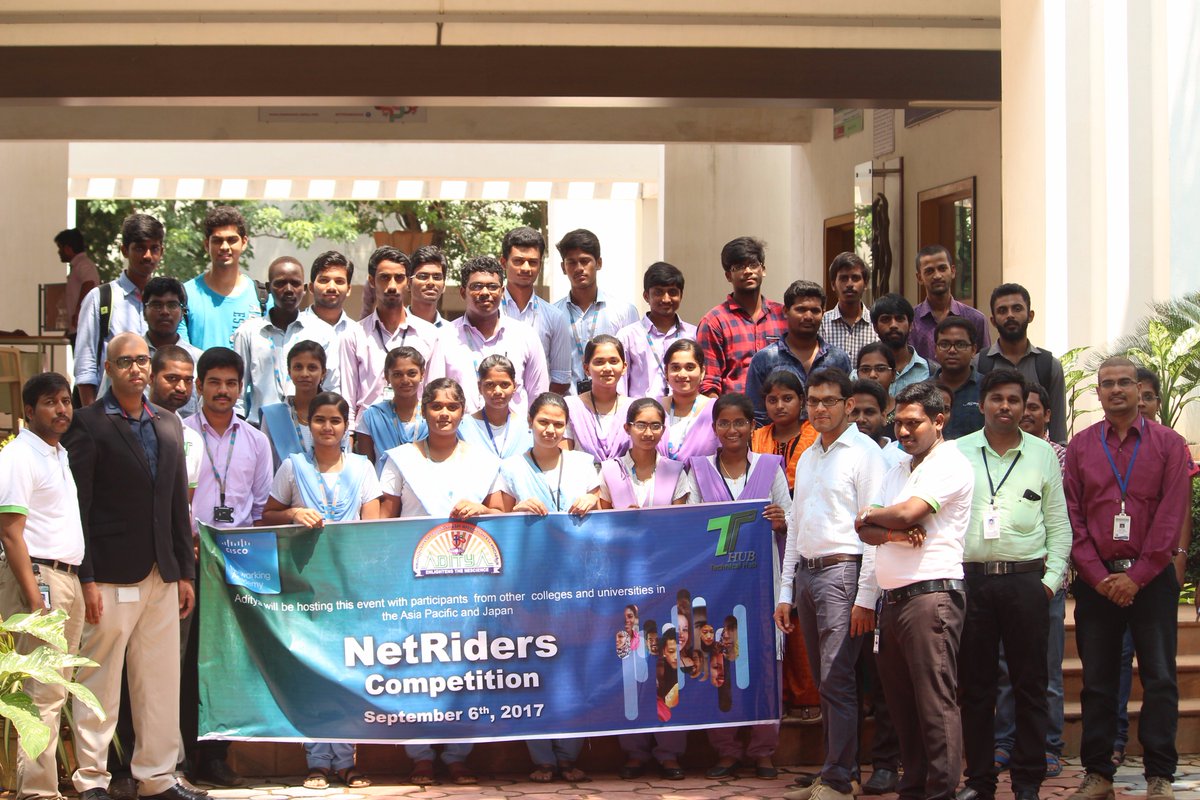 technicalhubio's tweet photo. #adityaengineeringcollege successfully hosted the Prestigious #cisconetriders Competition for the students from other Academies on 6th sep https://t.co/87lTyc5KHi