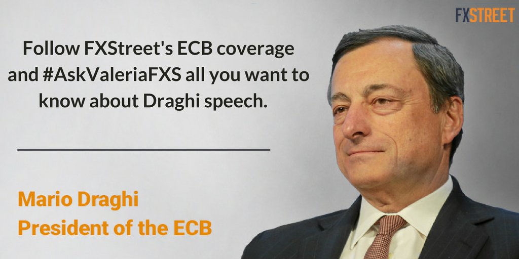 FXstreetUpdate's tweet photo. Are you getting ready for the ECB? FXS covers it &amp; we have @ValBednarik  to answer your questions tomorrow from 11:40 GMT! #AskValeriaFXS https://t.co/18pFVa9NKi