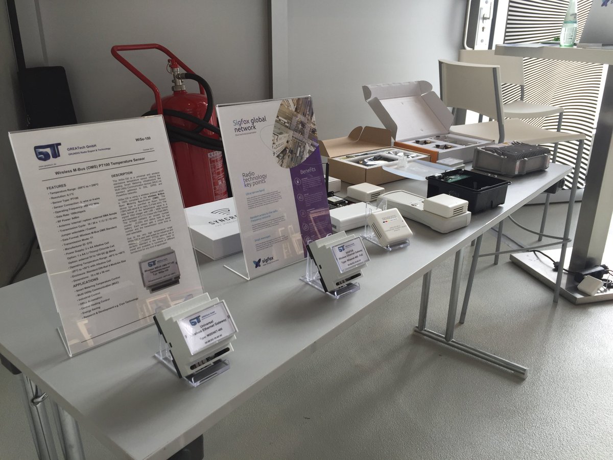 SENSOCO's tweet photo. #GREATECH shows @sigfox ready products, moduls, devkits, Sensoco Wireless Sensors and #Syncronice Skaa Wireless Audio @digihub RAPID in #NRW https://t.co/gGrzVDNOCv