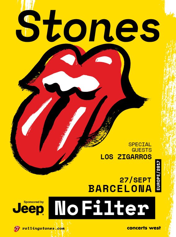 We’re pleased to have @loszigarros joining us in Barcelona #StonesNoFilter