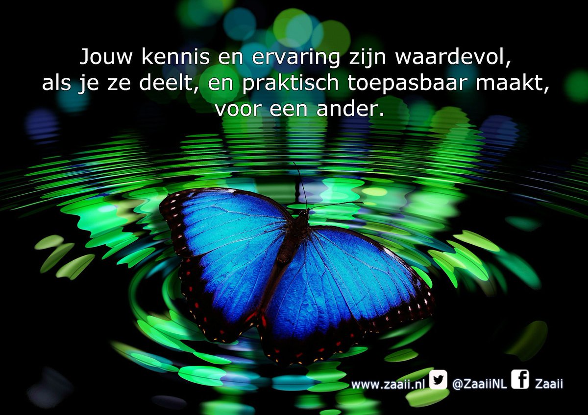 ZaaiiNL's tweet photo. JOUW kennis en ervaring zijn #waardevol, als je het deelt, en praktisch toepasbaar maakt, voor een ANDER. #zaaii #impact  wees #betekenisvol https://t.co/Y8EgtiXdCa