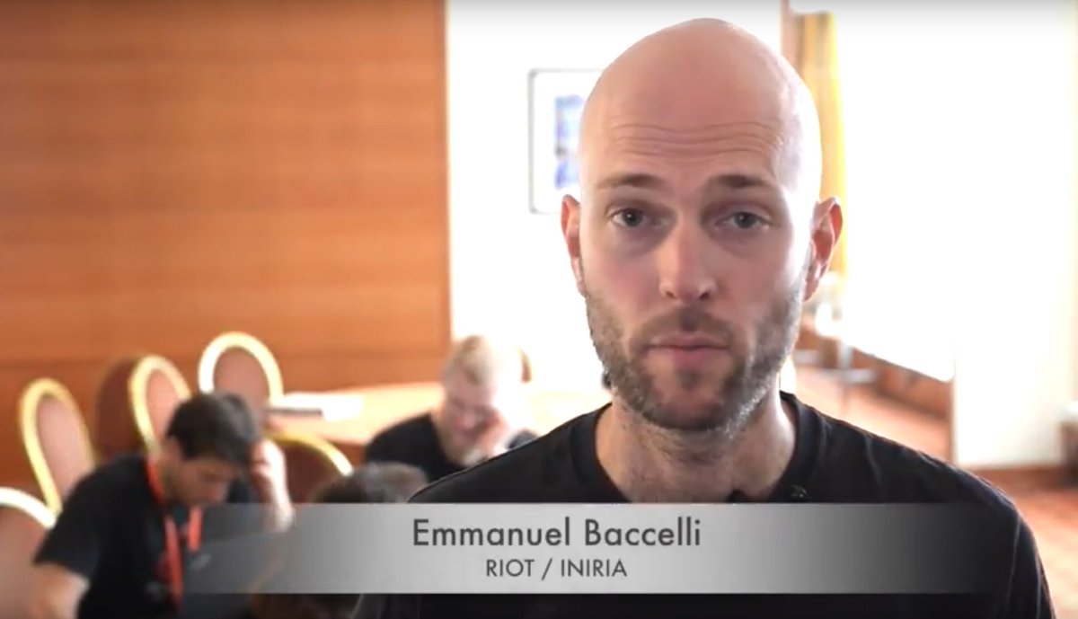 Hear <a href="/emmanuelsearch/">Emmanuel Baccelli</a> describe how the <a href="/RIOT_OS/">RIOT</a> team collaborated at #IETFHackathon to implement protocols for #IoT youtu.be/JUNuFEuLYHc