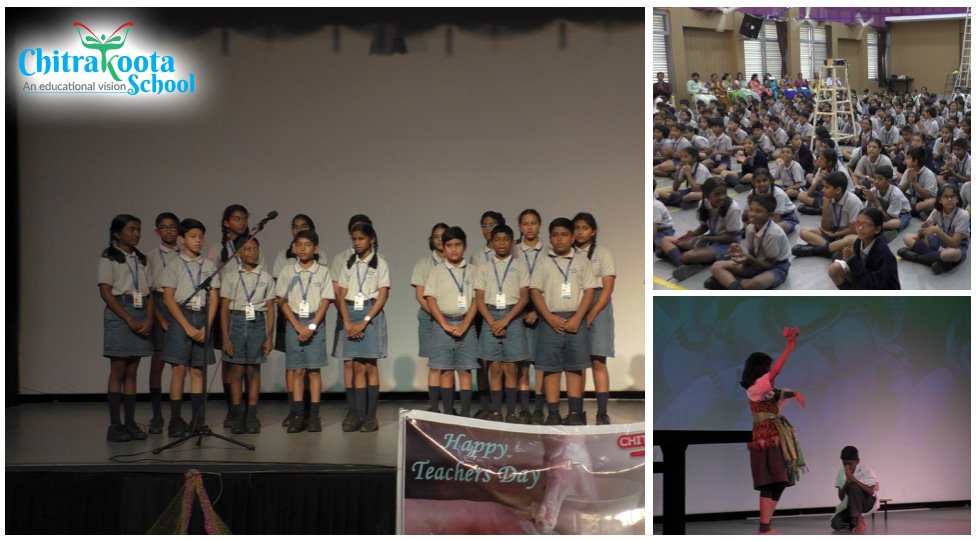 ChitrakootaSch's tweet photo. A glimpse of #TeachersDay celebration at #ChitrakootaSchool
#EduSports #xSeed #SchoolCinema #TeachNext #TimesNIE https://t.co/Hb6OQEeHhL