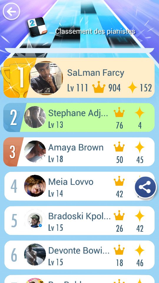firststephane's tweet image. J' ai vaincu 11 amis à Piano Tiles 2 avec le classement n ° 2. Pouvez-vous me vaincre?#pianotiles2-&amp;gt;s.p2.cmcm.com/transfer.html