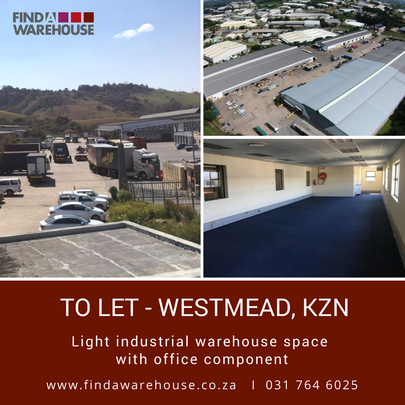 Finda_Warehouse's tweet photo. TO LET: 6,117m² warehouse space with office component in Westmead, KZN.

https://t.co/xqUUMmoYHp

#warehousetolet #westmead #findawarehouse https://t.co/uscwoiv8Jb
