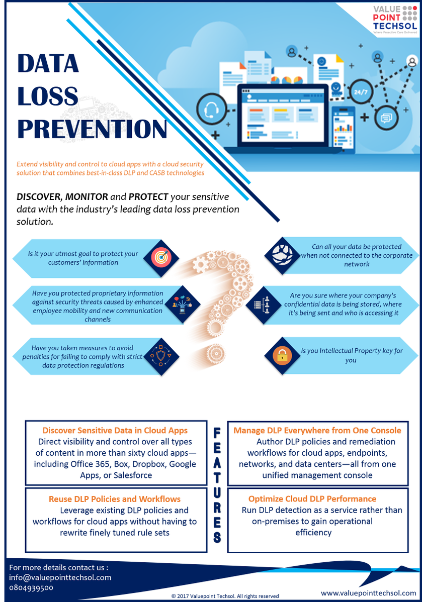VPTECHSOL's tweet photo. #DISCOVER,#MONITOR &amp; #PROTECT your sensitive data with the industry’s leading data loss prevention solution.
#vpts #TrustedItSecurityAdvisor https://t.co/sZ65DWb3rO