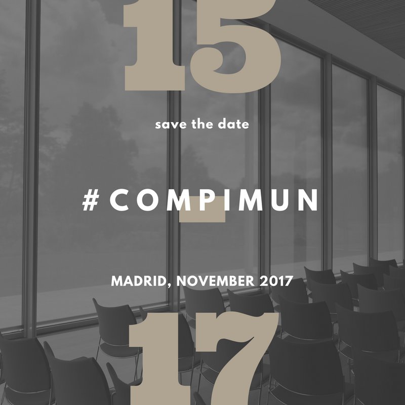 UNSA_Spain's tweet photo. #MUN en #Madrid... Echa un vistazo a: #COMPIMUN en noviembre de 2017
Aquí más información: https://t.co/4RcY7wXOM3 https://t.co/jYKsIkGnps
