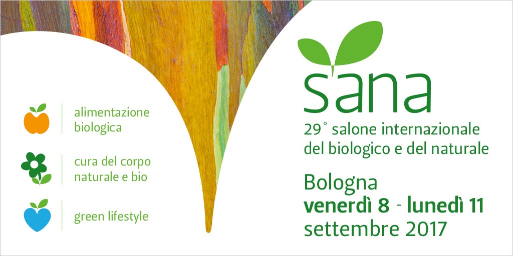 northinternatio's tweet photo. 29th international #exhibition #organic &amp; #natural #products in #BOLOGNA 8-11/9 #sana2017 #organicfood organic #personalcare #greenlifestyle https://t.co/mjNlZmMc4e